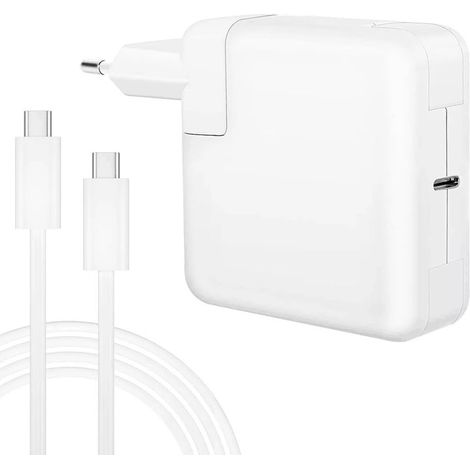 1 adaptateur secteur USB-C 96 W, chargeur rapide pour MacBook Pro/Air, Dell, HP, Lenovo, compatible USB PD (1/5)