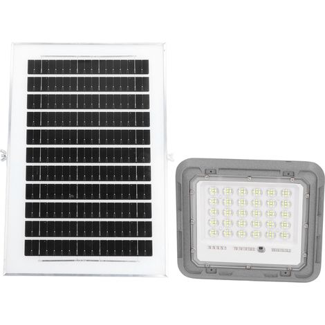 Projecteur solaire étanche IP66, 150 LED, batterie 4000 mAh, 100 W, pour extérieur. (1/5)