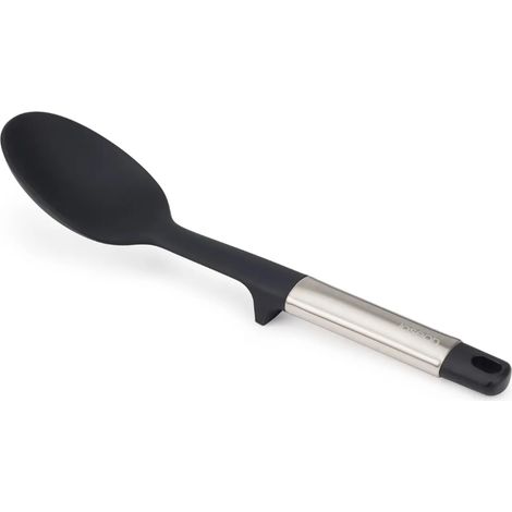 Cuchara sólida de silicona y acero inoxidable Joseph Joseph Elevate, diseño funcional y elegante, ideal para utensilios de cocina antiadherentes, color multicolor