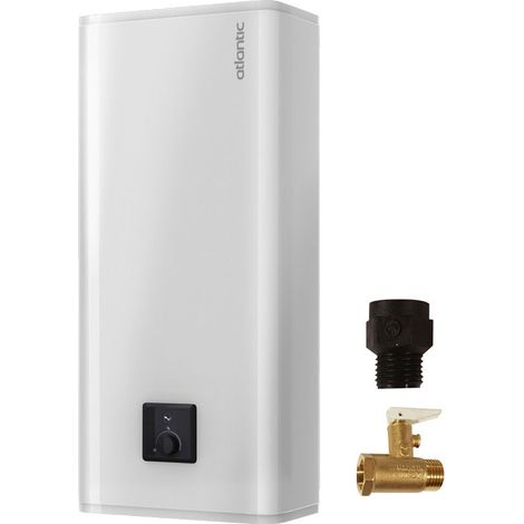 Atlantic – Chauffe-eau à accumulation 40 litres – Installation verticale/horizontale – Classe énergétique C – Système Smart control – Émaillage titane/cuire