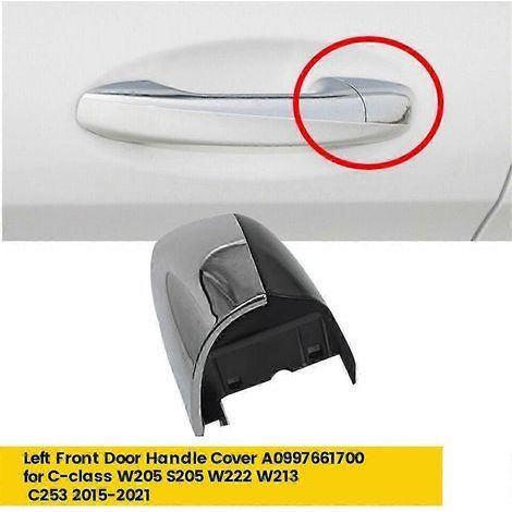 Cache-poignée de porte avant gauche chromé A0997661700 pour Mercedes-Benz Classe C W205 S205 W222 W213 C253 (à partir de 2015) (1/4)