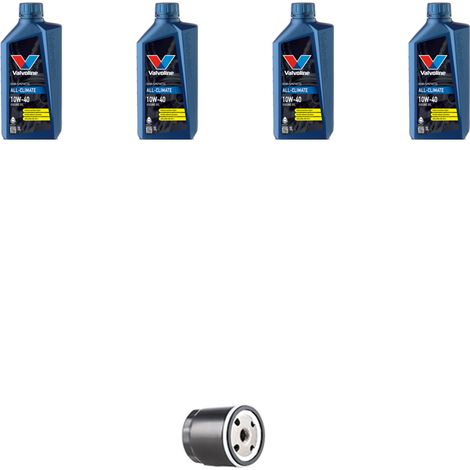 Kit filtro olio e 4L compatibile con Chevrolet Lanos 1.4 55KW dal 97 al 2010 (1/3)