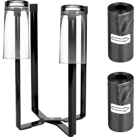 Porte-bouteilles de cuisine en métal, support de rangement polyvalent pour plan de travail, porte-tasses, porte-bouteilles, séchoir pliable pour sacs en plastique, bouteilles, tasses, étagère