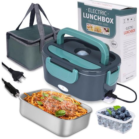 Boîte à Lunch Électrique 60W 1,5L 12V/24V/220V Portable (1/5)
