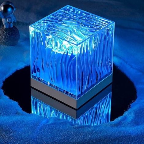 Projecteur Lumineux - Projecteur Aurora avec Télécommande - Éclairage Ambiant pour Chambre à Coucher - 16 Couleurs - 5 Surfaces Illuminées - 1 Pièce (1/3)