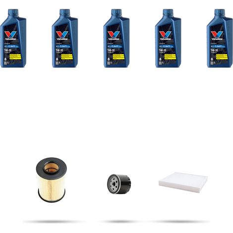 Kit tagliando 3 FILTRI e 5L OLIO compatibile con Ford Focus III 1.5 EcoBoost 110kw dal 2014 (1/5)
