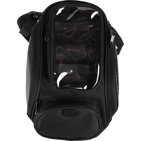 Sac de moto sac à dos de réservoir d'huile de carburant écran tactile étanche grand aimant Fixation sacoche d'équitation. (1/5)