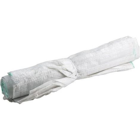 Reno – Rolle mit 10 weißen, gewebten Bauschuttsäcken (950 x 550 mm) – Robust und widerstandsfähig – Ideal für nasse Baustellen (1/2)