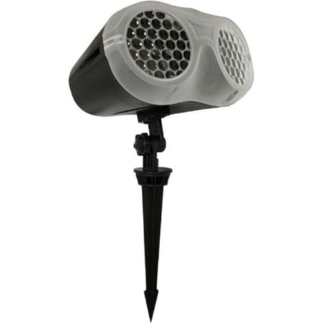 Projecteur LED extérieur flocons de neige blanc, projecteur intérieur avec télécommande, étanche IP65, lumière de Noël décorative pour jardin, maison, fête, 2 modes, 220V (1/2)