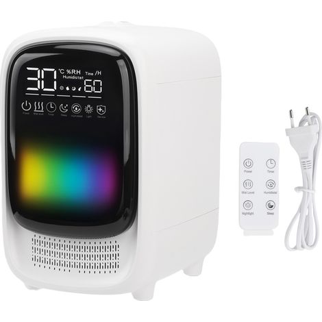 Humidificateur 4 en 1 3,5L grand bureau – Diffuseur huile essentielle enceinte Bluetooth LED colorée EU 100-240V, humidificateur (1/5)
