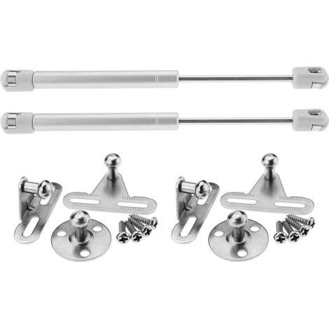 2 x vérins à gaz 150N ressort support pour Armoires de cuisine levage de porte amortisseur charnière (1/3)