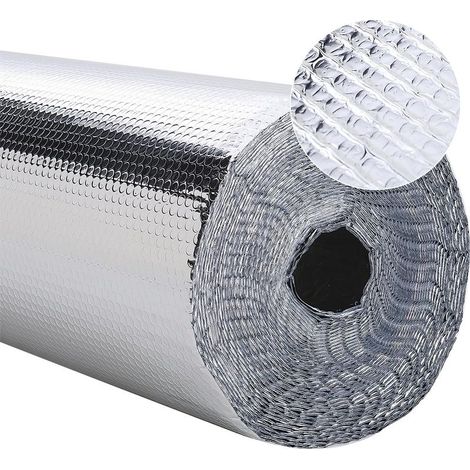 0.6 m aluminum thermal insulation roll – Reflective radiator foil – Reduces heat loss – Easy installation (1/5)