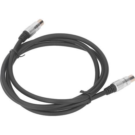 Câbles TV coaxiaux 9,5 mm plaqués or, protection contre les chocs électriques, connexion sécurisée, câbles TV numériques polyvalents pour lecteurs DVD