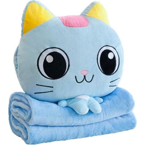 3 en 1 Oreiller Multifonctionnel et réchauffeur et Couverture de Mains Cute Bear Creative Adultes Enfants 40cm Farcis en Peluche (LBcat), Ensoleillé (1/5)