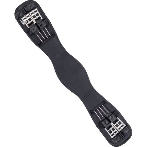 70 cm, nero: Sottopancia inglese da dressage in Memory Foam con elastici da entrambe le estremità (1/3)