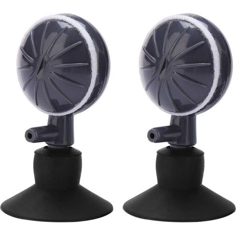 Lot2 Disques à Air avec Ventouse Pivotante Et Réglable,diffuseur à Bulles D'oxygène pour Aquarium,pompe Hydroponique (1/5)