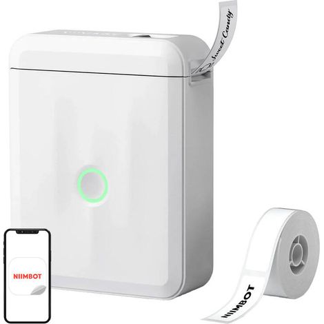 Impresora de etiquetas portátil Niimbot D110M (blanca) (1/4)