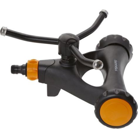 Fiskars Aspersor Rotativo Premium metal 150 m² (1/3)
