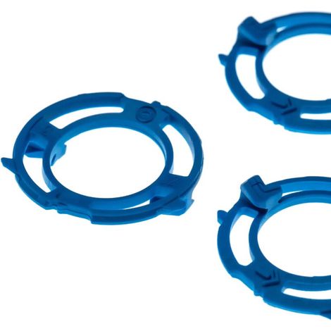 3x Scherkopfhalter kompatibel mit Philips S5000, S5013, S5050, S5070, S5075, S5077, S5079, S5080, S5082 Rasierer, blau (1/2)