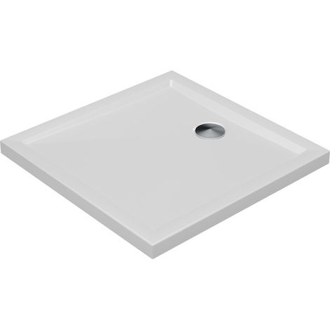 Signature Boundary Square Stone Resin Shower Tray 900mm x 900mm (inc Waste)
