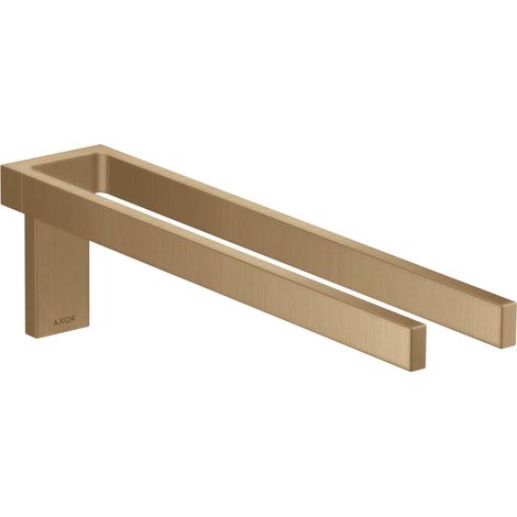 hansgrohe AXOR UNIVERSAL Toallero rectangular, metal, doble, (1/2)