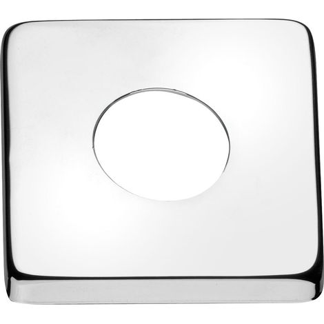 Rosace carrée G1/2", 50x50 mm, chromée