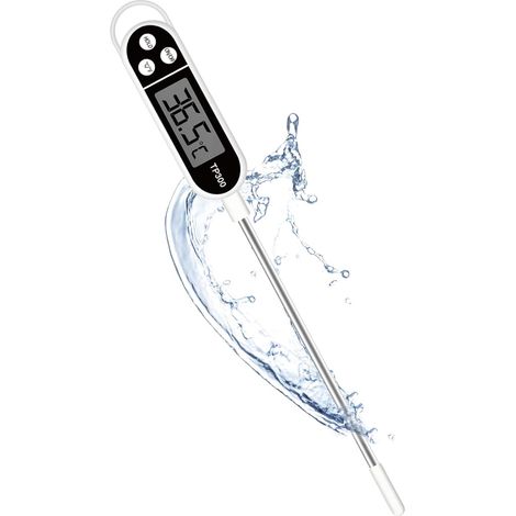 Thermomètre de cuisine, thermomètre LCD à longue portée, thermomètre pour barbecue, thermomètre alimentaire, thermomètre numérique pour pâtisserie, (1/5)
