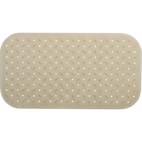 Alfombra de bañera antideslizante caucho reciclable CLASS 36x76cm Beige MSV