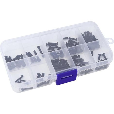 Ensemble de vis hexagonales en métal pour pièces de voitures RC 1/14 1/16 H14BM 14209 14210 H16 16207 16208 16209 16210 (1/5)