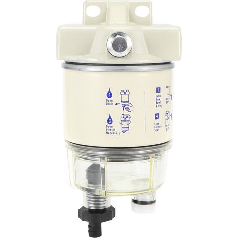 Ensemble filtre à carburant et séparateur d'eau et pièces automobiles compatibles avec R12T 120AT NPT ZG1/4-19 (1/5)