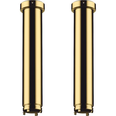 AXOR ShowerSolutions Verlängerung Set 230 mm für Deckenbefestigung ShowerHeaven 1200/300 4jet, Polished Gold Optic (1/2)