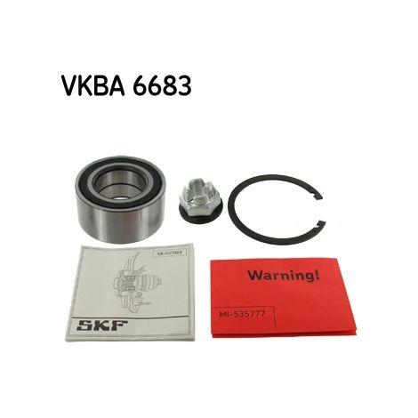 Kit de roulements de roue SKF VKBA 6683 RENAULT 40 21 018 77R 82 00 351 777