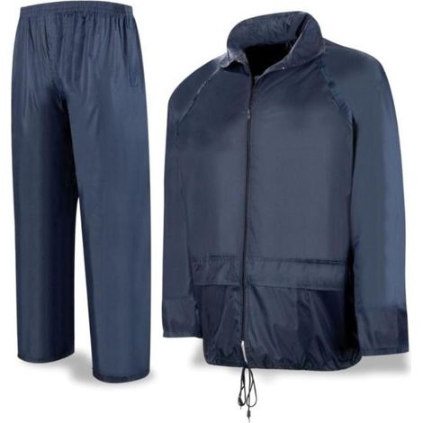 JUBA traje agua pvc azul s ingeniero , traje agua pvc azul s ingeniero