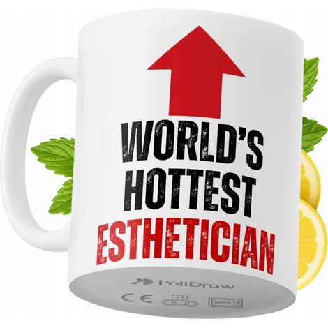 Lustige Tasse für Kosmetikerinnen – Kaffee- oder Teetasse mit witzigem Textdesign – ideal für Geburtstage, Namenstage, Feiertage und besondere Anlässe. Hochwertige Tasse für Zuhause, Büro und Arbeit. 