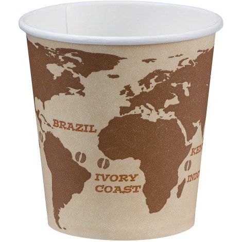 Gobelet en carton World Map - 10 cl - Lot de 120 - Maxiburo (1/2)