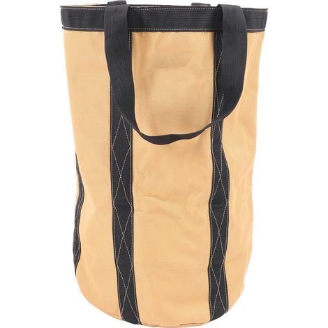 Seau de rangement pour outils multifonctionnel en tissu Oxford, sac organisateur portatif pour chantiers et environnements de haute altitude,50x30cm