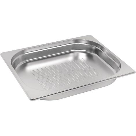Bac Gastro Inox Perforé GN 1/2 - 40 mm - Vogue