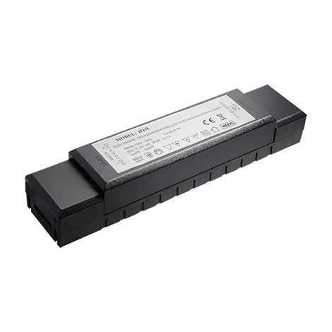 Electronic halogen transformer 217 x 48 x 40 mm, 230v to 12v ac, 70 - 150 w