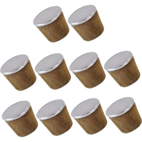 Kit de Rivets en Cuivre pour Poignées de Couteaux, Design Verrouillable Fait Main, 7 Paires pour Réparation et Fabrication de Manches Cuisine (1/5)