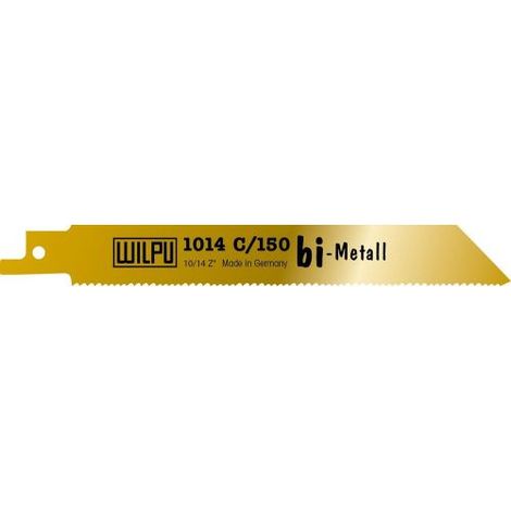 Lames scie sabre Wilpu 1014C/150 130 mm 5 unités