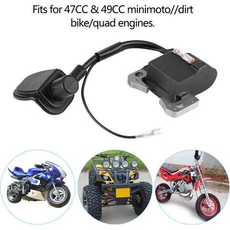 Zündspule für 2-Takt 47cc 49cc Mini Moto Dirt Pocket Bike Chopper Scooter Kinder Quad ATV Minimoto (1/5)
