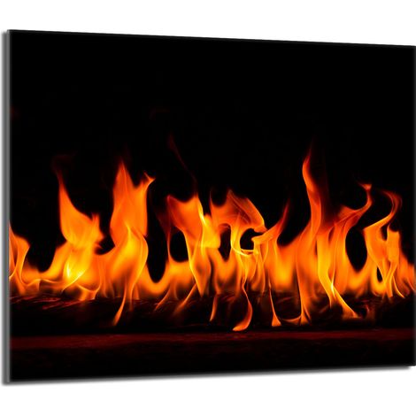 Piastra protettiva in vetro per stufa 60x52 Fire (1/5)