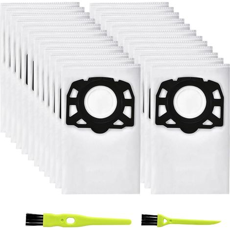 13 sac aspirateur pour Karcher WD4 WD5 WD6 WD5P WD6P Premium MV4 MV5 MV6 Sac de KFI 487,Compatible pour Kärcher Aspirateurs Multifonctions(13 sac aspirateur+1 paire de pinceaux) (1/5)