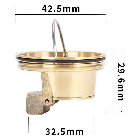 (A)All-copper Floor Drain Core Floor Shower Drain Stopper Insectproof Anti-odor Deodorization Toilet Kitchen Bathroom Toilet Sewer (1/4)