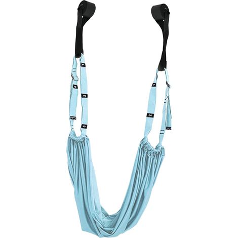 Sangle d'étirement des jambes, ceinture d'entraînement pour flexion arrière, équipement d'étirement et de flexibilité, sangle d'assistance pour le fitness, la gymnastique et la danse,bleu (1/5)