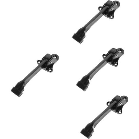 Fußbetätigter Türstopper aus Gummi (4er-Set) zum Schutz von Wänden in Wohnung und Büro (1/5)
