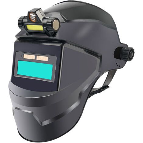 Masque de soudage automatique avec lampe frontale éclairée