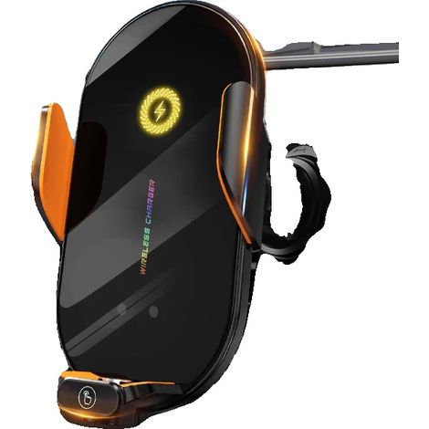 Cargador inalámbrico para coche, control táctil, detección automática, C3 Negro (1/2)