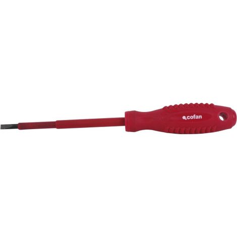 Destornillador electricista planos aislados 1000 V 09508001                            2.4              0.5                   75 (1/2)