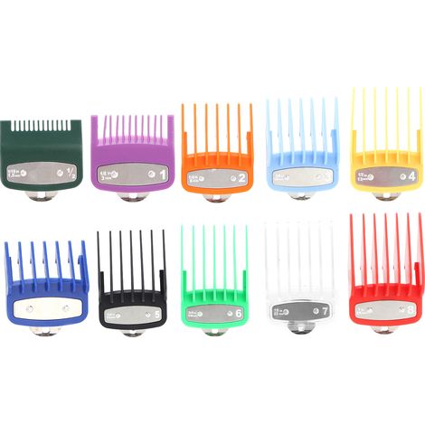 Lot de 10 sabots de guidage pour tondeuse à cheveux professionnelle Wahl (1/5)